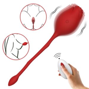 Wireless Rose Dual Stimulation Love Egg Sex Toys Vibrator