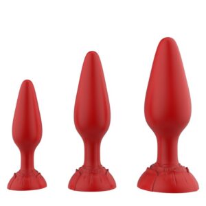Suction Cup Anal Toys Sex Toy Plug G Spot Vibrators 3pcs/Set
